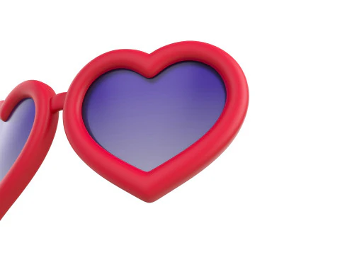 Prop099 Heart Sunglasses 3D Model