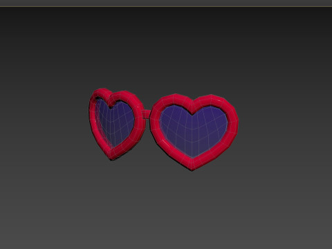Prop099 Heart Sunglasses 3D Модель
