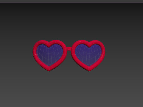 Prop099 Heart Sunglasses 3D Модель
