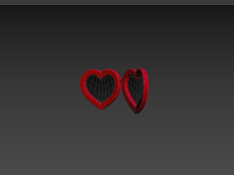 Prop099 Heart Sunglasses 3D Модель