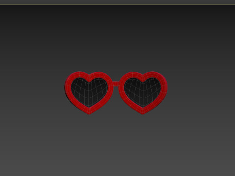 Prop099 Heart Sunglasses 3D Модель