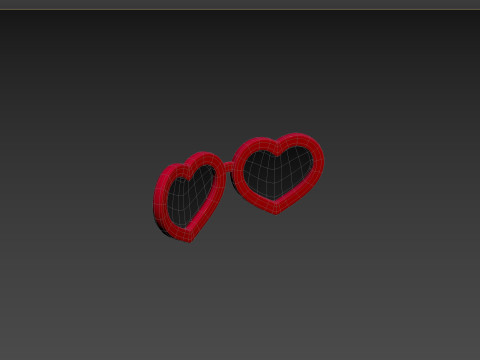 Prop099 Heart Sunglasses 3D Модель