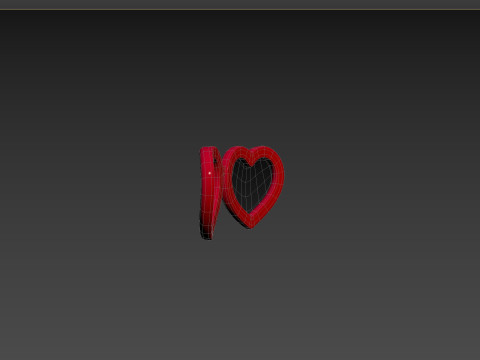 Prop099 Heart Sunglasses 3D Модель