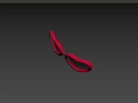 Prop099 Heart Sunglasses 3D Model