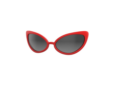 Prop100 Cat Eye Glasses Modèle 3D