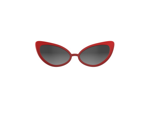 Prop100 Cat Eye Glasses 3D Model