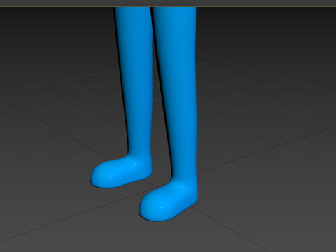 Character183 Rigged Blue Man 3D-Modell