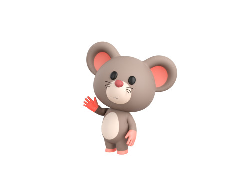 Character184 Rigged Rat 3D Model