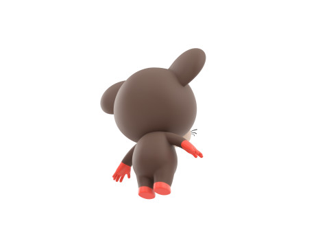 Character184 Rigged Rat 3D Model