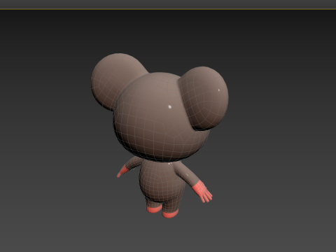 Character184 Rigged Rat 3D Model