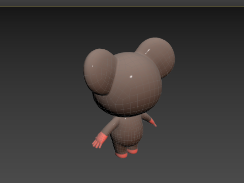 Character184 Rigged Rat 3D Model