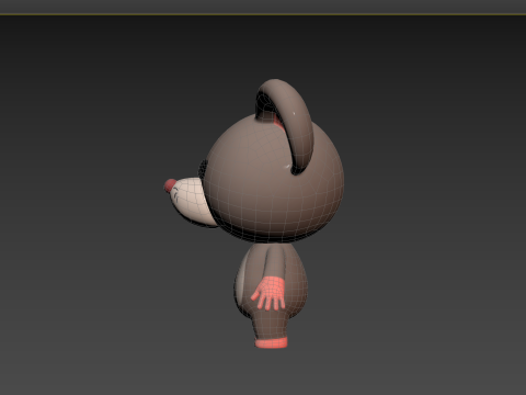 Character184 Rigged Rat 3D Model
