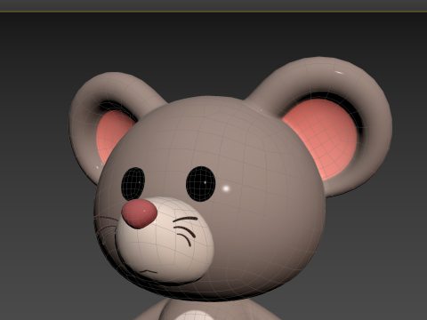 Character184 Rigged Rat 3D Model