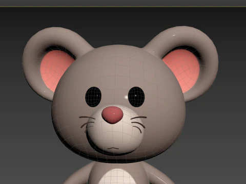 Character184 Rigged Rat 3D Model
