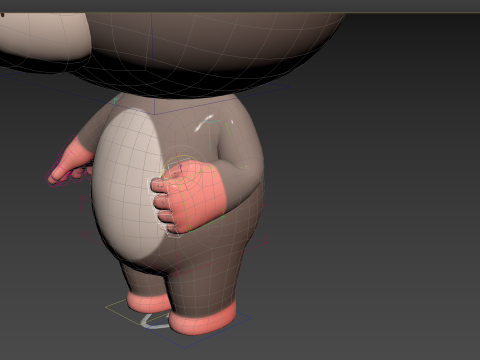 Character184 Rigged Rat 3D Model