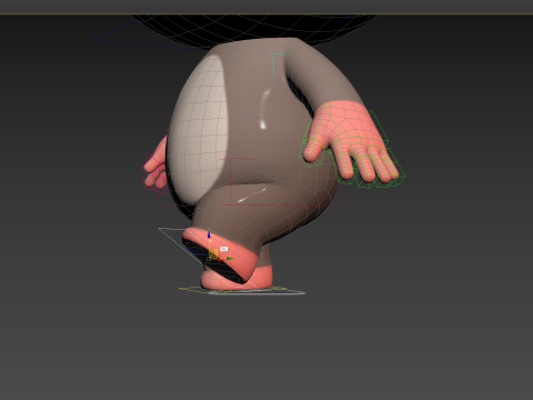Character184 Rigged Rat 3D Model