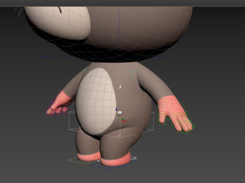 Character184 Rigged Rat 3D Model