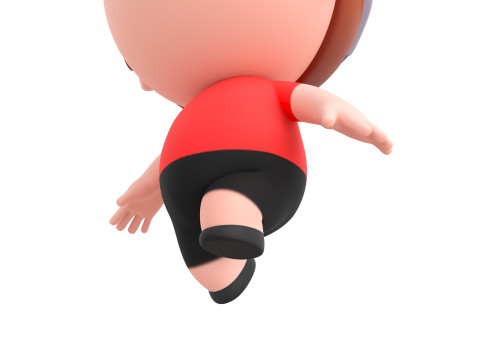 Character185 Rigged Little Boy 3D 모델