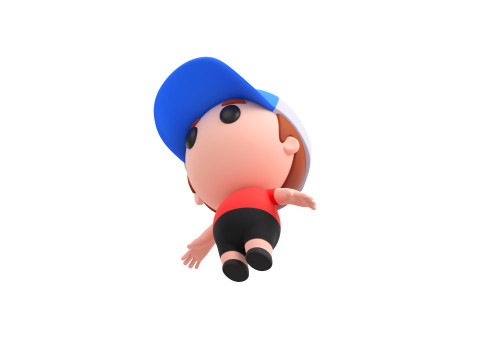 Character185 Rigged Little Boy 3D 모델
