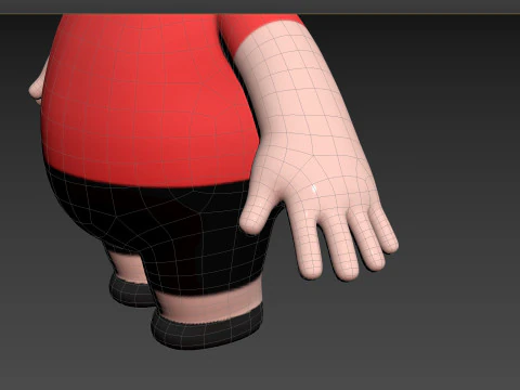 Character185 Rigged Little Boy 3D Model