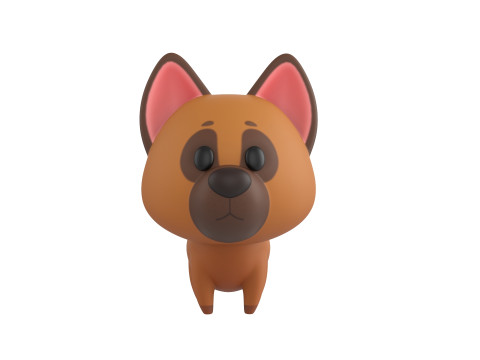 Character186 Dog 3D Model