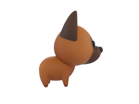 Character186 Dog 3D Model