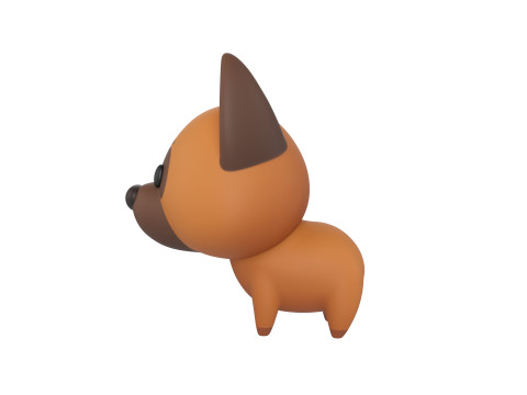 Character186 Dog 3D Model
