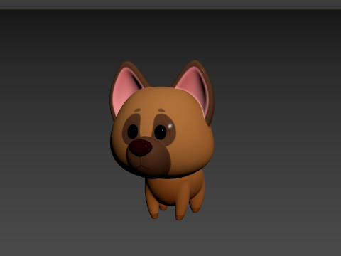 Character186 Dog 3D Model