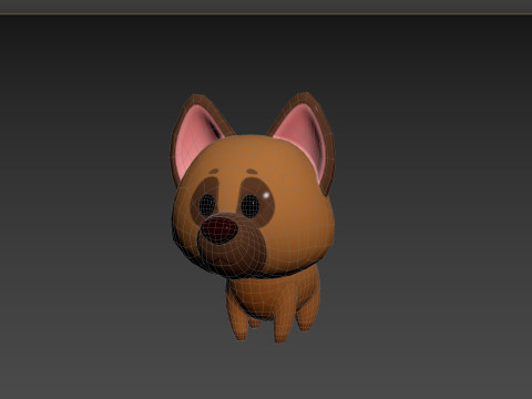 Character186 Dog 3D Model