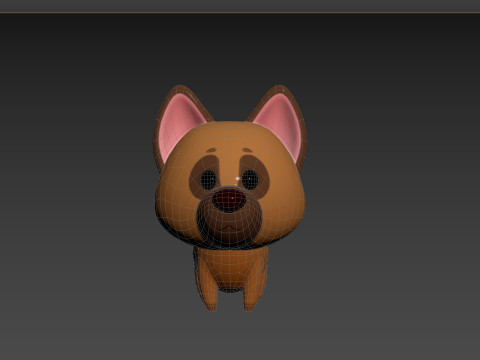 Character186 Dog 3D Model