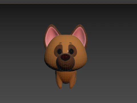 Character186 Dog 3D Model