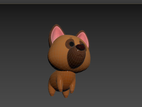 Character186 Dog 3D Model