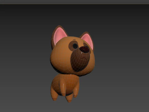 Character186 Dog 3D Model
