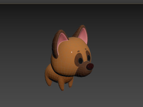 Character186 Dog 3D Model