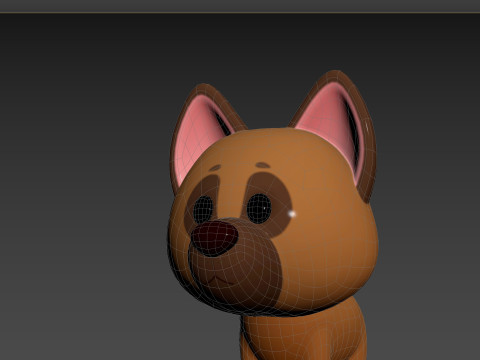 Character186 Dog 3D Model