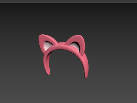 Prop102 Cat Headband 3D 모델