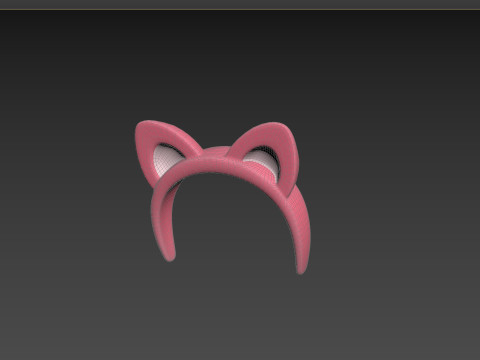 Prop102 Cat Headband 3D 모델