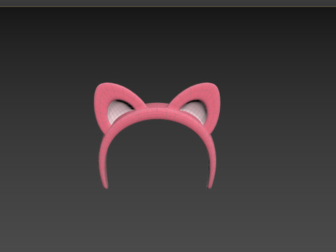 Prop102 Cat Headband 3D 모델