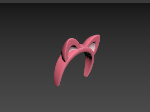 Prop102 Cat Headband 3D 모델