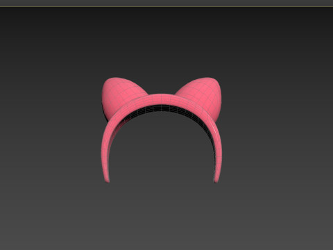 Prop102 Cat Headband 3D 모델