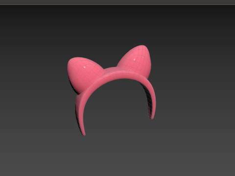 Prop102 Cat Headband 3D 모델