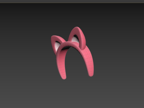 Prop102 Cat Headband 3D 모델
