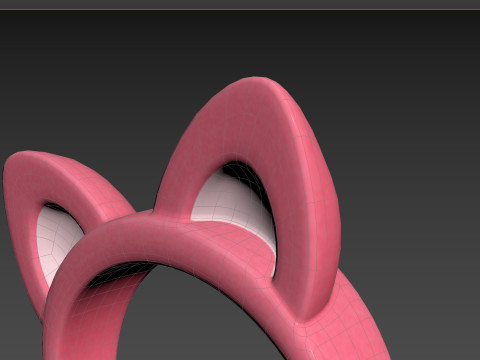 Prop102 Cat Headband 3D 모델