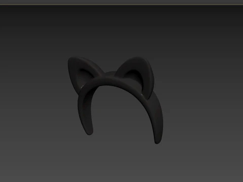 Prop103 Cat Headband 3D Model