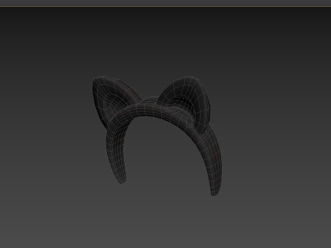 Prop103 Cat Headband 3D Model
