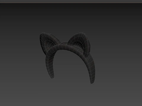 Prop103 Cat Headband 3D Model