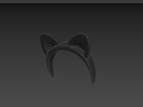 Prop103 Cat Headband 3D Model