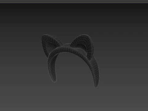 Prop103 Cat Headband 3D Model