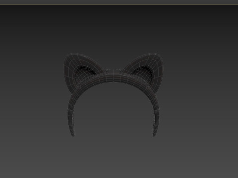 Prop103 Cat Headband 3D Model