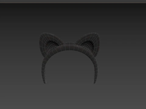 Prop103 Cat Headband 3D Model